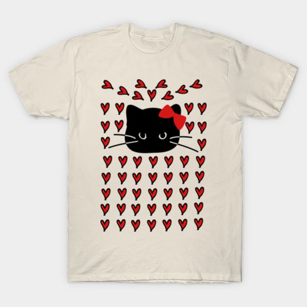 Love love cat T-Shirt by CindyS